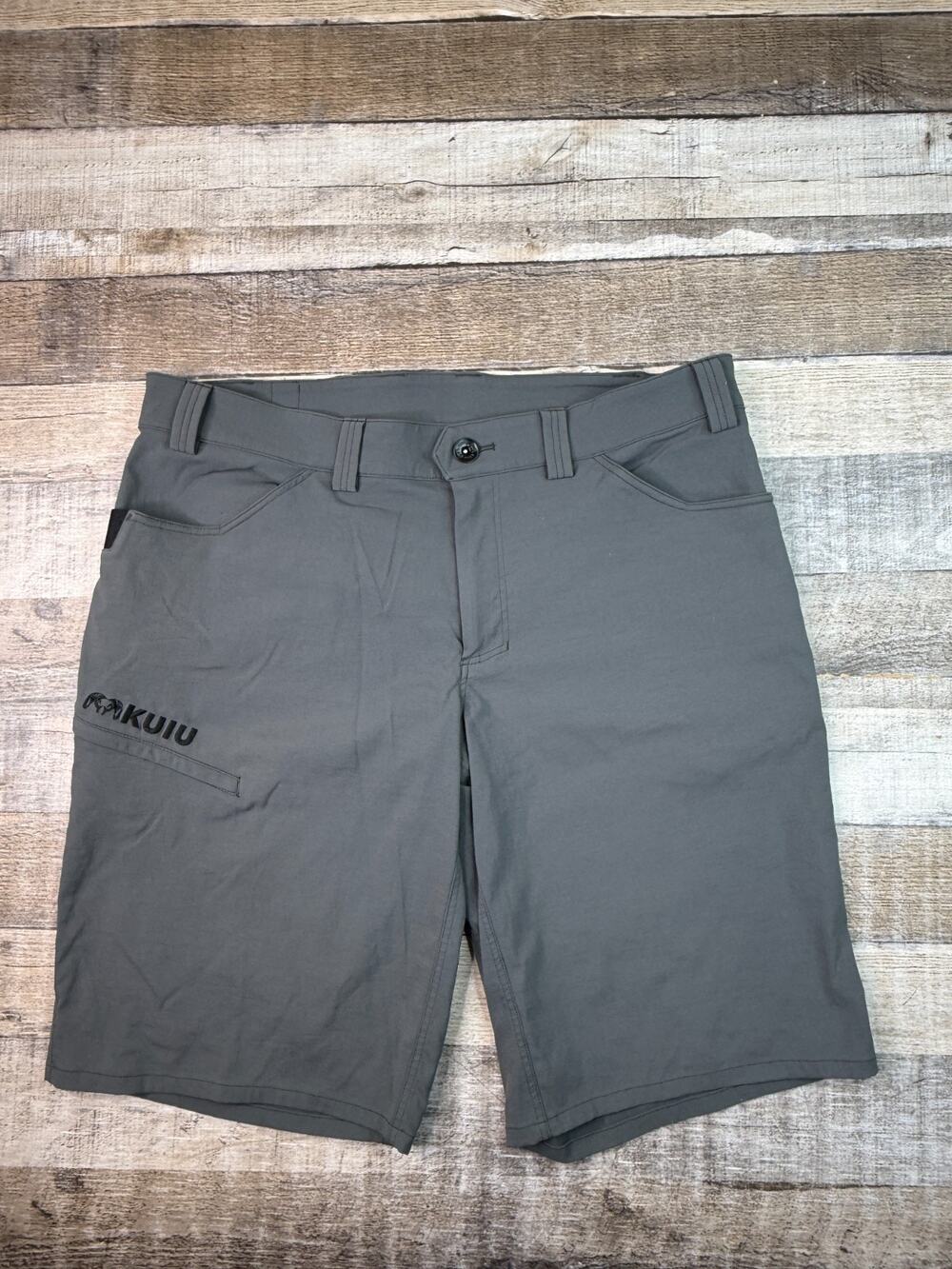 KUIU Switchback Shorts Mens 36 Gray Lightweight Cargo Hiking Outdoor Travel 11"